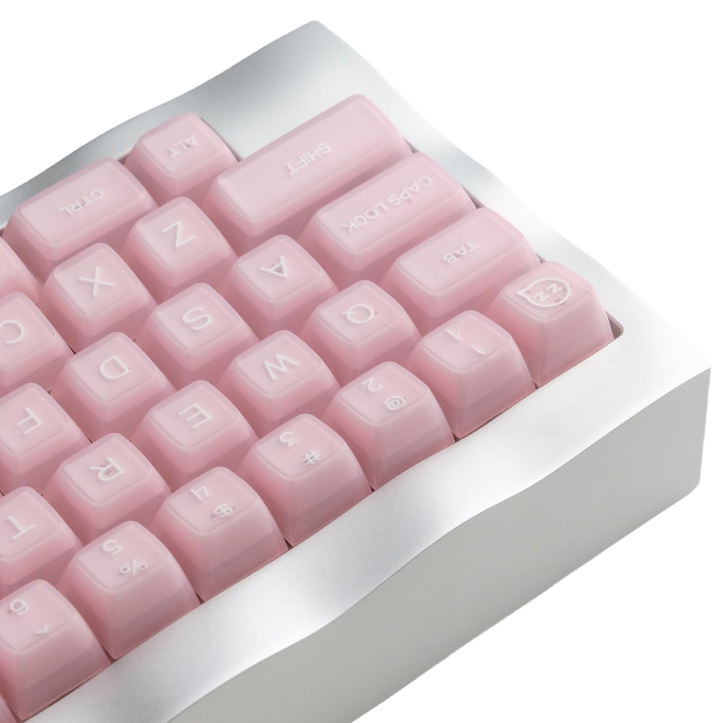 Emerald Jade Keycaps 142 Keys Double Shot PBT Keycaps RSA Profile, Translucent Green Shine Through, Custom Set for ISO ANSI 60, 75, 80, 95, 100% Mechanical Keyboard