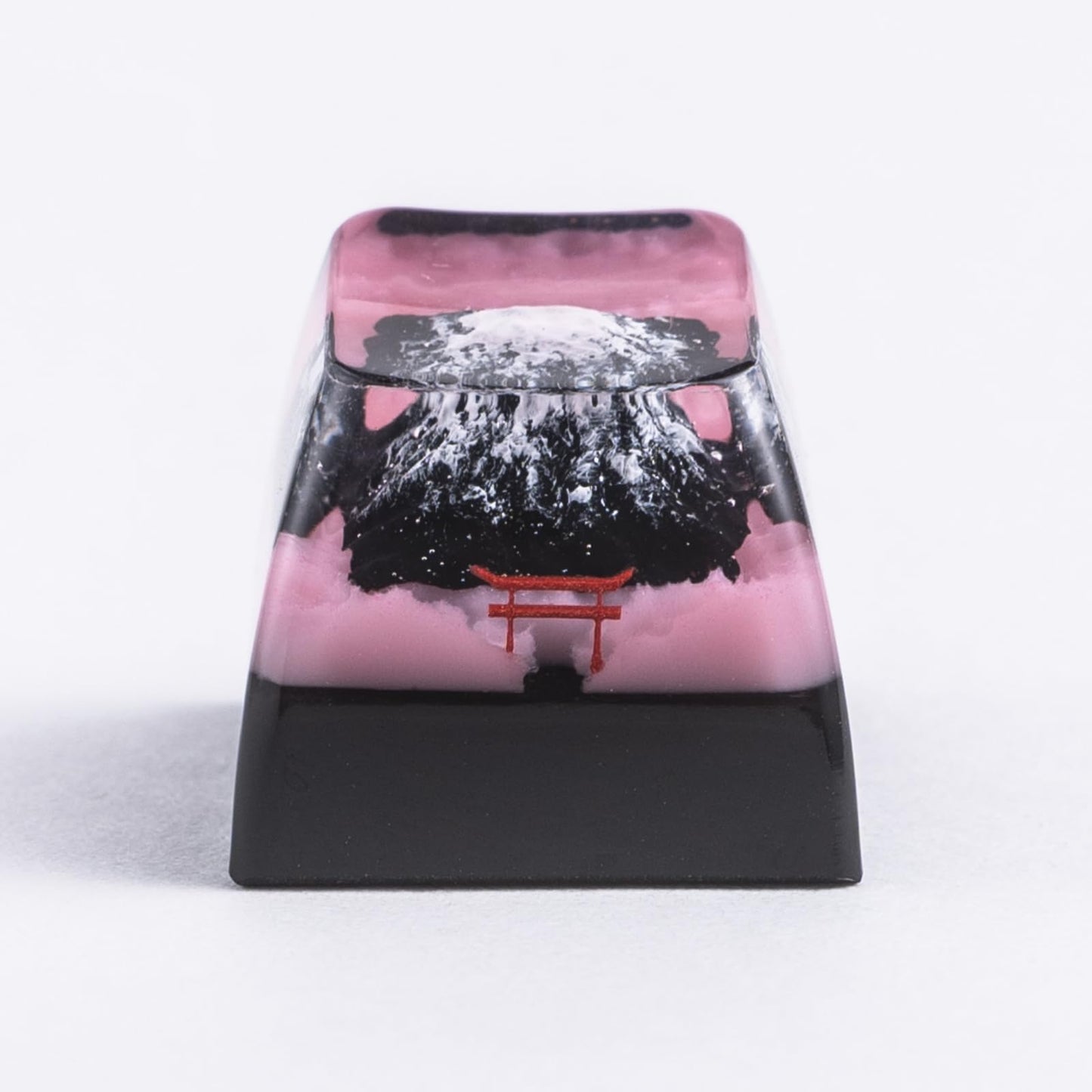 Artisn Keycap Custom Keycaps Black Samurai Japanese Dojo Handmade Resin Escape 1U Artisan Keycaps for Mechanical Keyboard Keycap Cherry MX Switch FJ