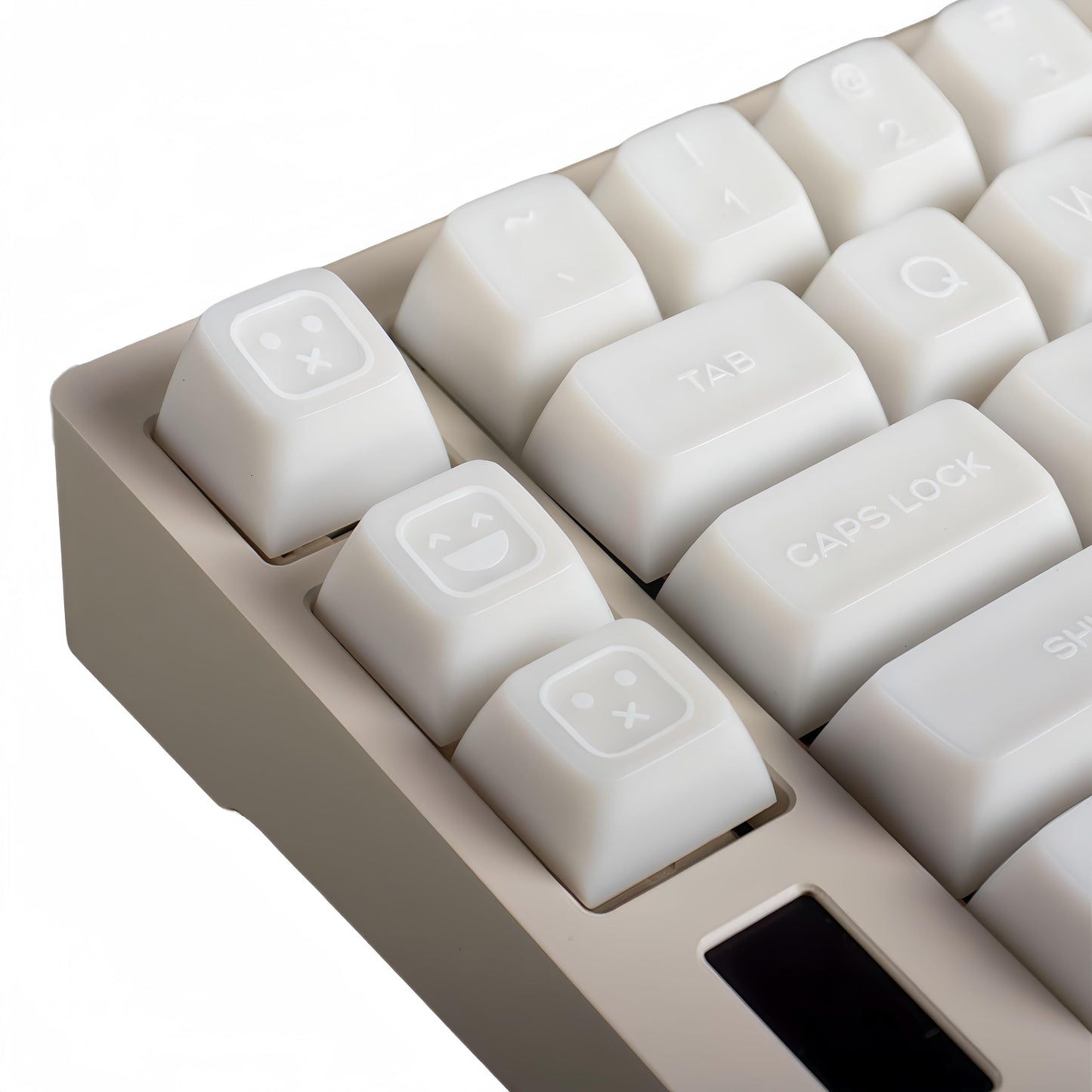 ULTRAEQUIP Purple Jade Keycaps - Double Shot PBT, RSA Profile, Translucent, Custom Set for Mechanical Keyboard