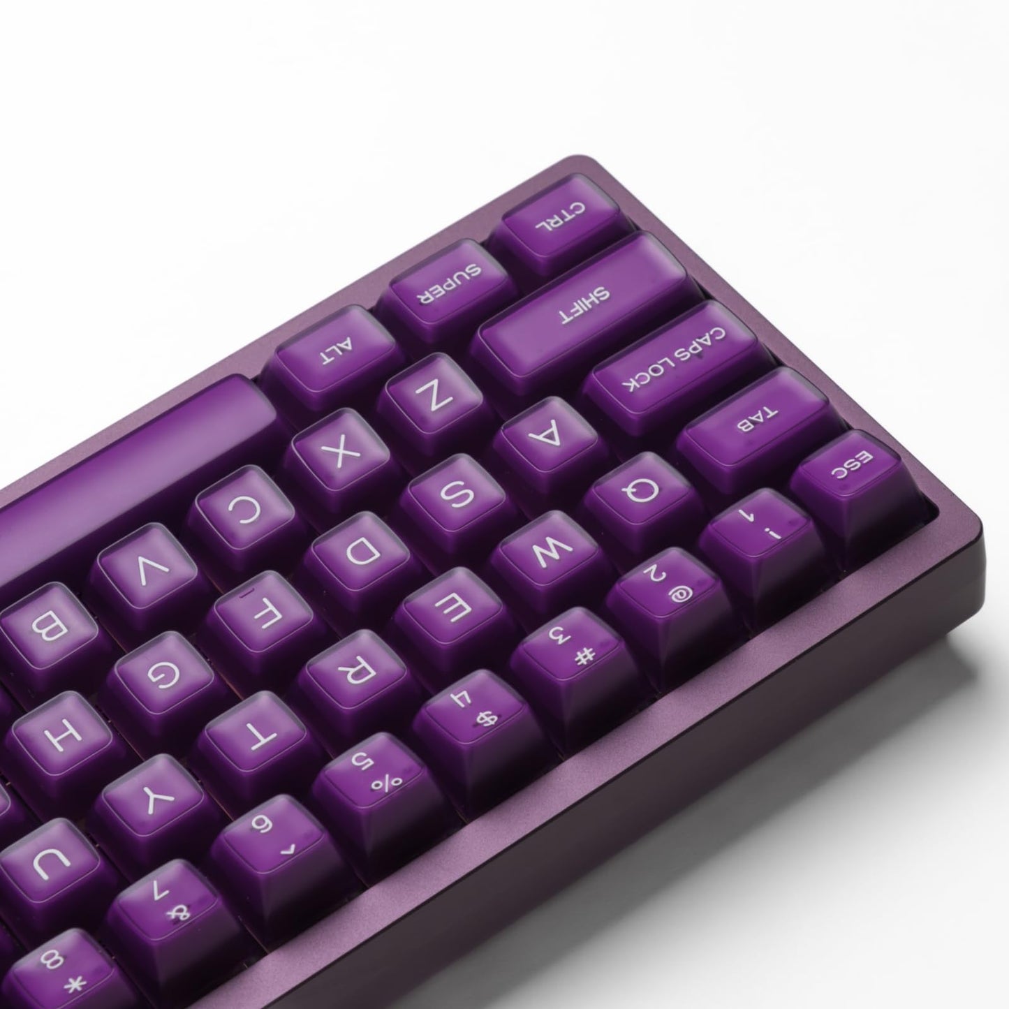 Emerald Jade Keycaps 142 Keys Double Shot PBT Keycaps RSA Profile, Translucent Green Shine Through, Custom Set for ISO ANSI 60, 75, 80, 95, 100% Mechanical Keyboard