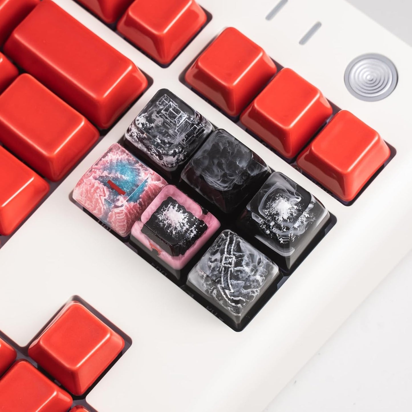 Artisan Keycaps Famous Landscape Series Keycap for Mechanical Keyboard (4. Tianzi Stone Fores)