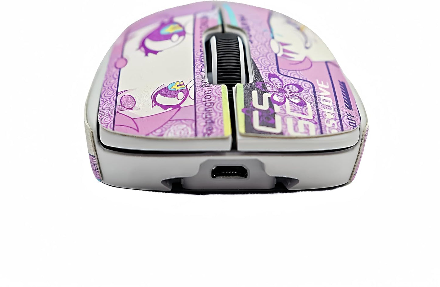 Mouse Grip Tape Full Coverage for G PRO X Superlight 1&2 Self-Adhesive PreCut Sweat-Resistant Professional Mice Upgrade Kit (Kiss & Love, GPX Superlight 1&2)