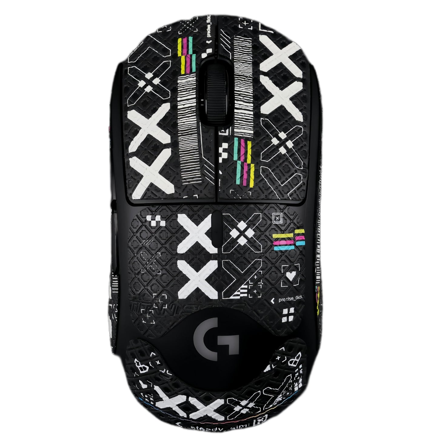 Mouse Grips Tape Full Coverage for Logitech G Pro X Superlight 1&2 Self-Adhesive, PreCut, Sweat-Resistant, Superlight Grips Professional Mice Upgrade Kit (PG-01, for G PRO X Superlight 1&2)
