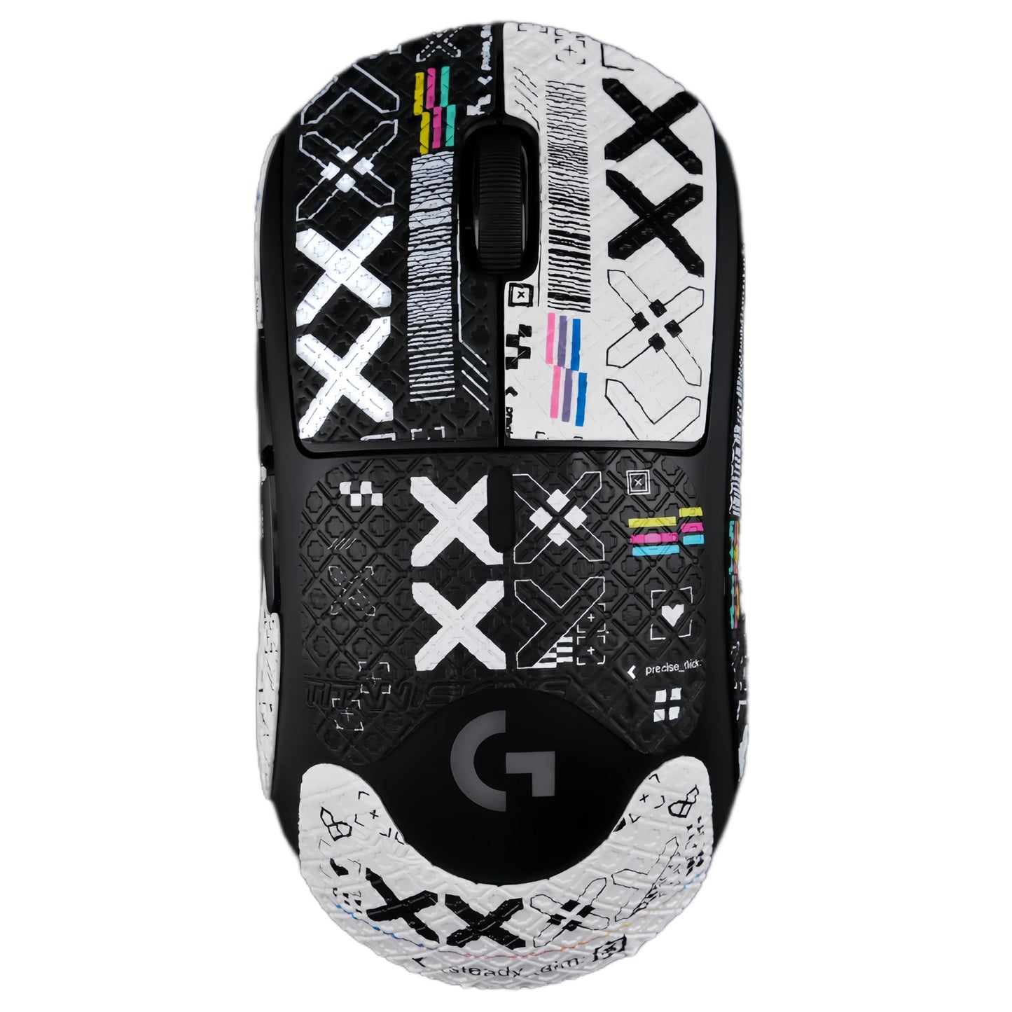 Mouse Grips Tape Full Coverage for Logitech G Pro X Superlight 1&2 Self-Adhesive, PreCut, Sweat-Resistant, Superlight Grips Professional Mice Upgrade Kit (PG-01, for G PRO X Superlight 1&2)
