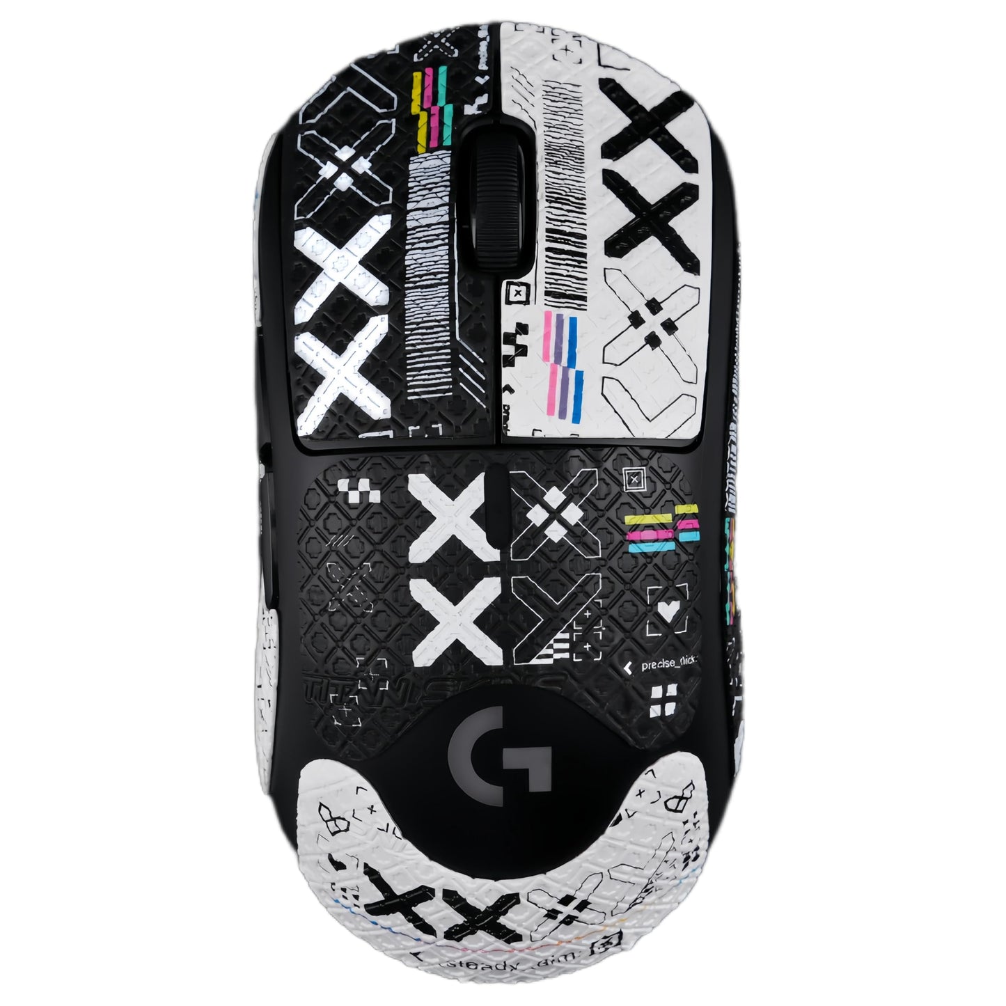 Mouse Grips Tape Full Coverage for Logitech G Pro X Superlight 1&2 Self-Adhesive, PreCut, Sweat-Resistant, Superlight Grips Professional Mice Upgrade Kit (PG-01, for G PRO X Superlight 1&2)