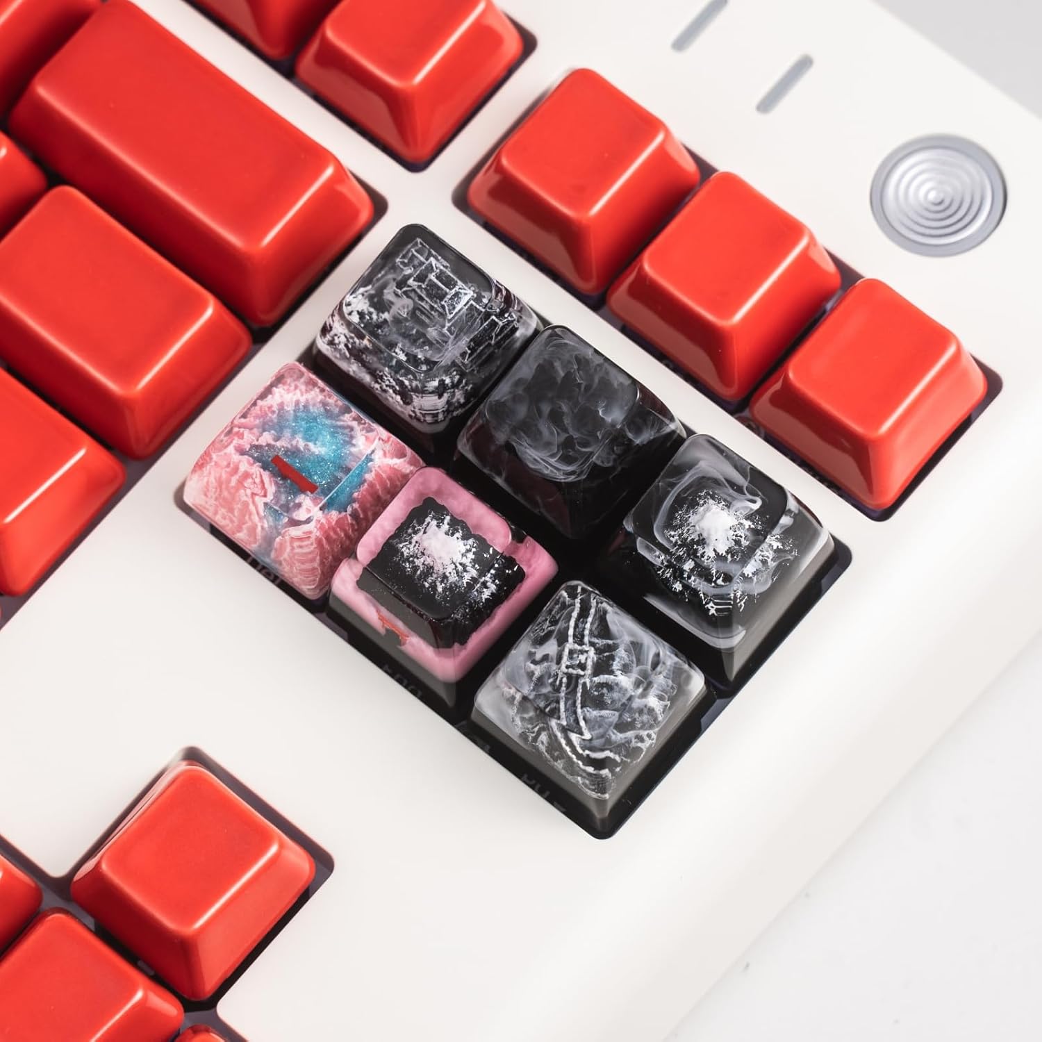 Artisan Keycaps Famous Landscape Series Keycap for Mechanical Keyboard (4. Tianzi Stone Fores)